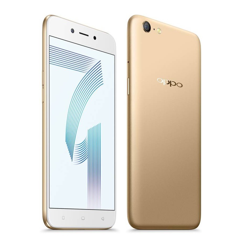 Hp OPPO A71 - Original Garansi Resmi Oppo - 4G LTE - Ram 2 Internal 16 Gb warna GOLD