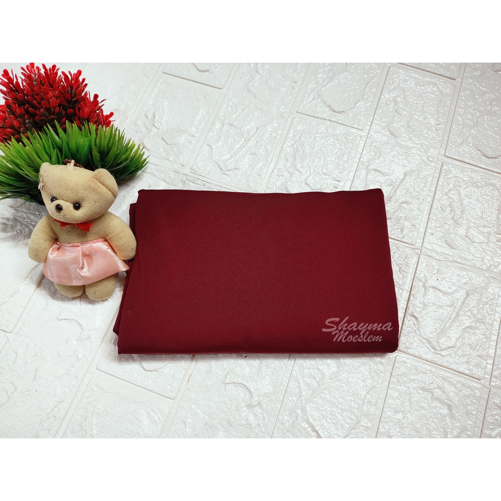 Pashmina Jersey Malay Shawl Panjang 180x75cm / Pasmina Bahan Jersey-PASH JERSEY MAROON