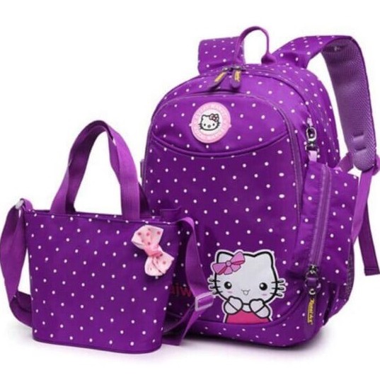 BDKR_TAS - BISA COD Tas Ransel Anak hello kitty 2in1 SD / TK / PAUD / - Anti Air TAS Sekolah Hello Kitty Tas Anak Karakter Kartun BUNCIT ( Motif Pilihan ) / Tas Anak Perempuan / tas sekolah Sd perempuan / tas anak perempuan TK SD PAUD