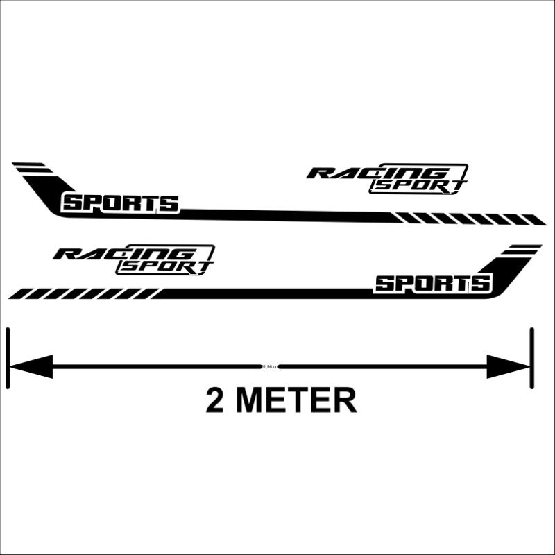 Jual Striping sport universal untuk mobil