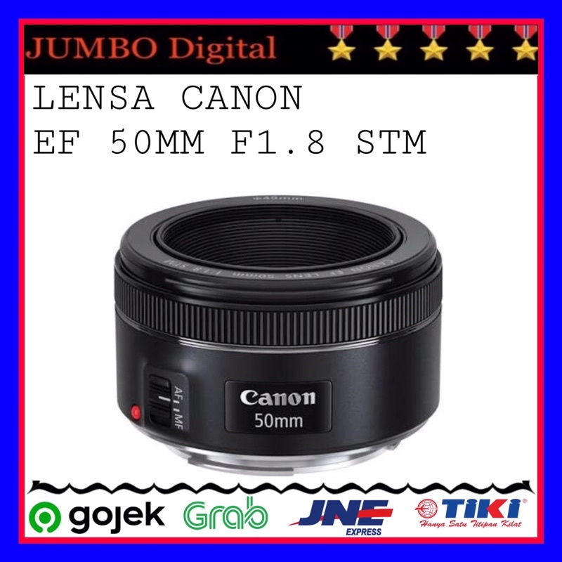 Canon EF 50mm F1.8 STM - Canon 50mm F1.8 - Lensa Canon 50 mm F1.8 stm - Canon 50 F1.8 stm