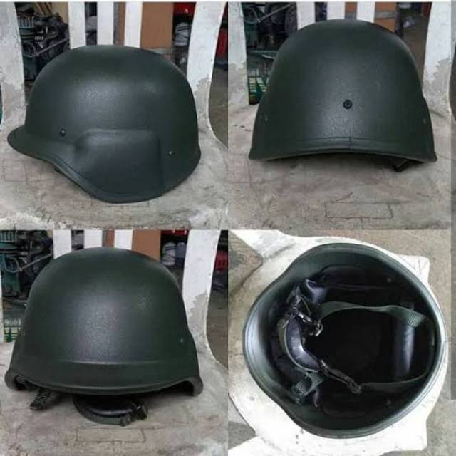 Helm tni - helm 3 in 1 - helm latihan -- helm latih - helm PASGT