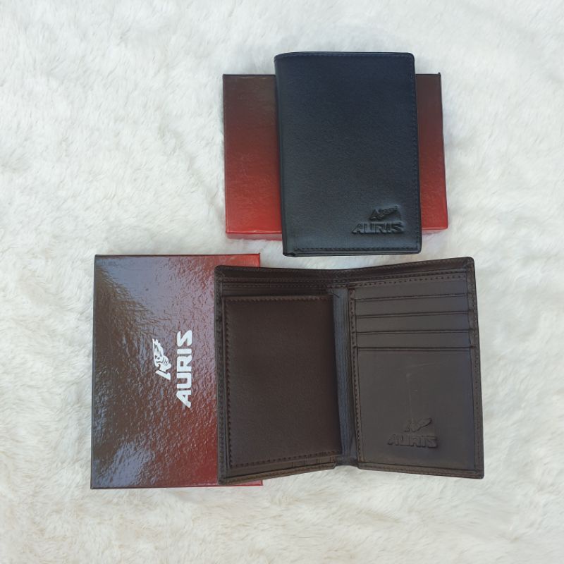 Auris Dompet Kulit Asli Pria Lipat Buku Paspor Cowok Kulit Sapi Asli Auris Original 48026