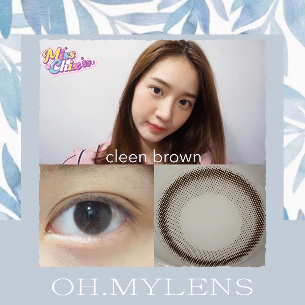 Softlens Minus Normal Beda Minus MINI CLEEN BROWN | Soflens Mines Warna Natural | Soflen Mata Minus 