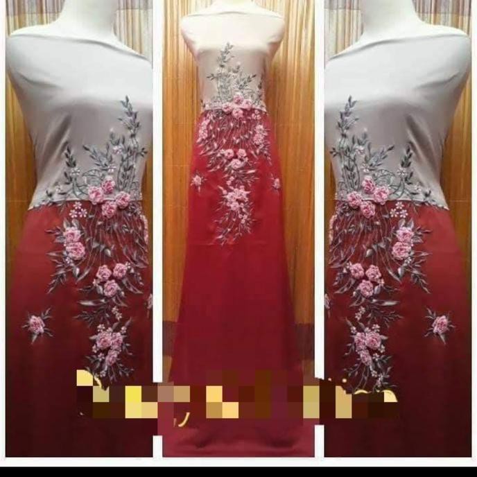 Original kain bordiran / bakal baju / kain bordiran / bordiran Bukittinggi / - Bukittinggi