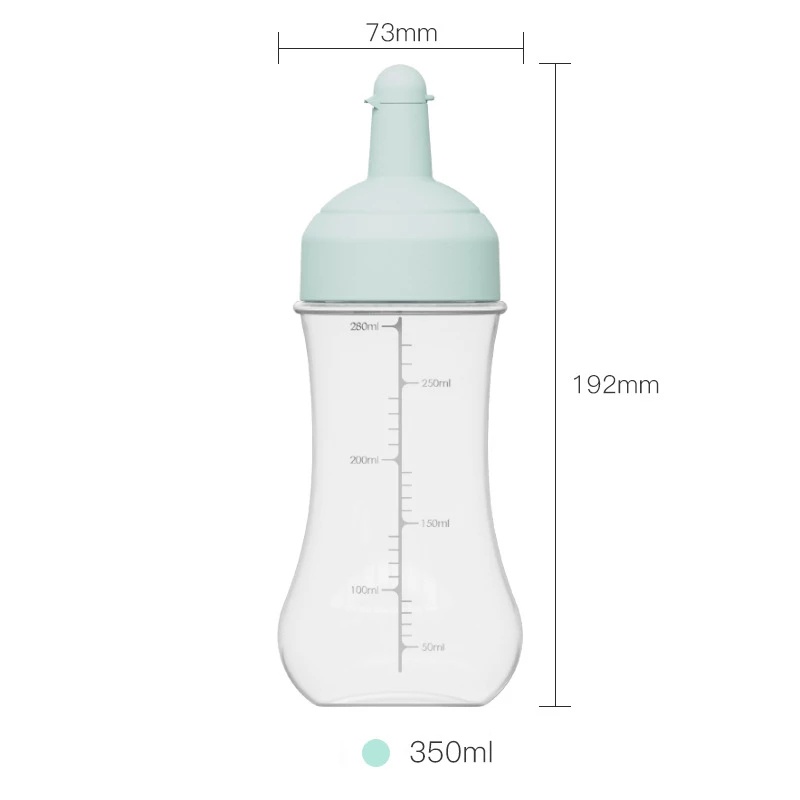 350ML Kitchen Multi-purpose Squeeze Sauce Bottle With On Cap Lids