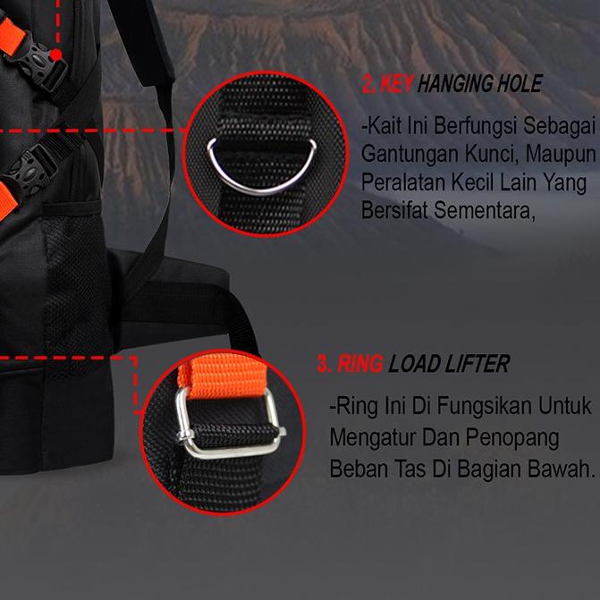 ♢ Ransel Jumbo Ransel Travel Pria Wanita Ransel Ransel Punggung Ransel Backpack ☝