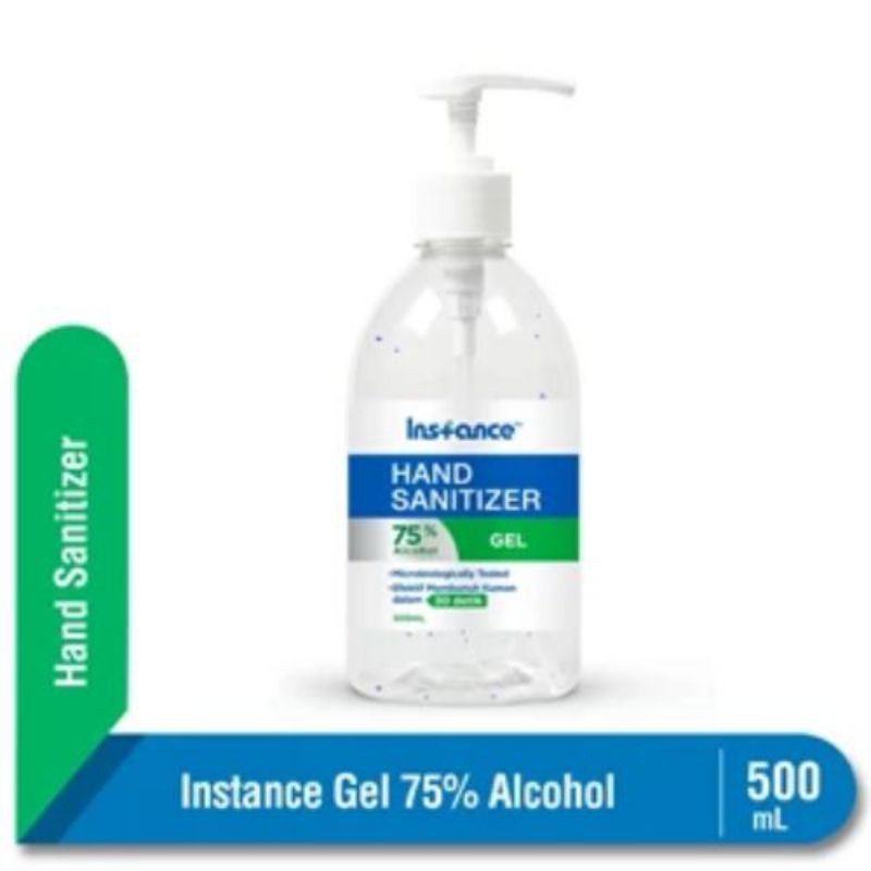 INSTANCE HAND SANITIZER GEL/CAIR 500ML PUMP