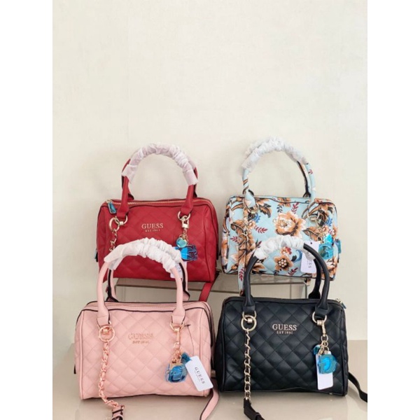 Guess Melise Box Satchel Bag Original / Tas Guess Original / Tas Guess Bowling Bag Original