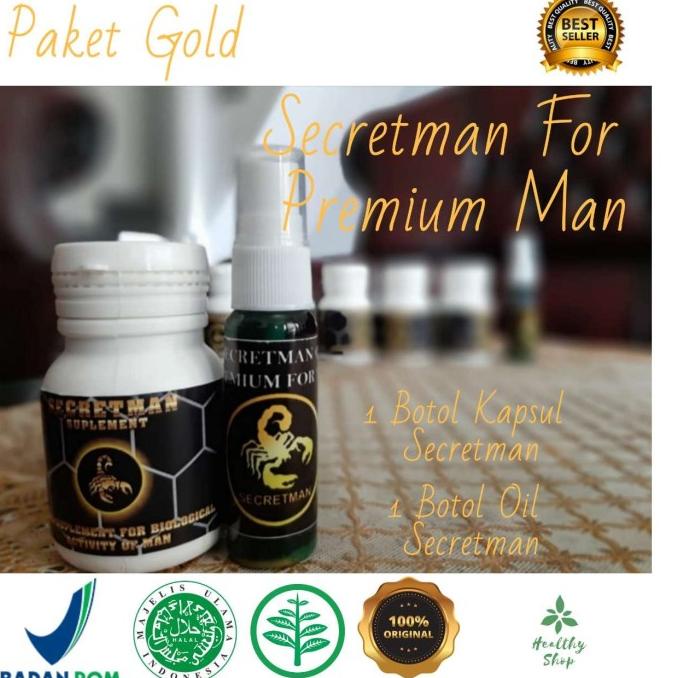 ORIGINAL SECRETMAN PAKET GOLD Murah