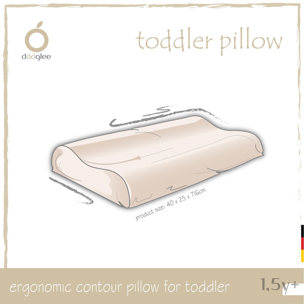 DOOGLEE TODDLER PILLOW 1.5Y+