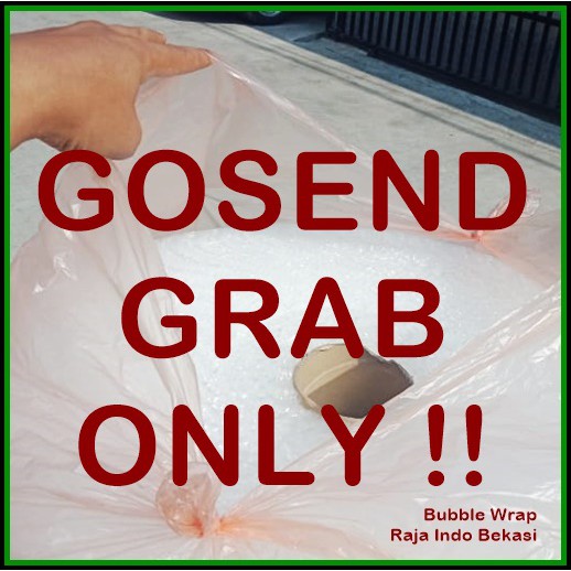 Gosend Grab Only! Bubble Wrap Putih 50M 125 Cm Bubble Wrap Bening Roll 50 M Meter Bubble Warp