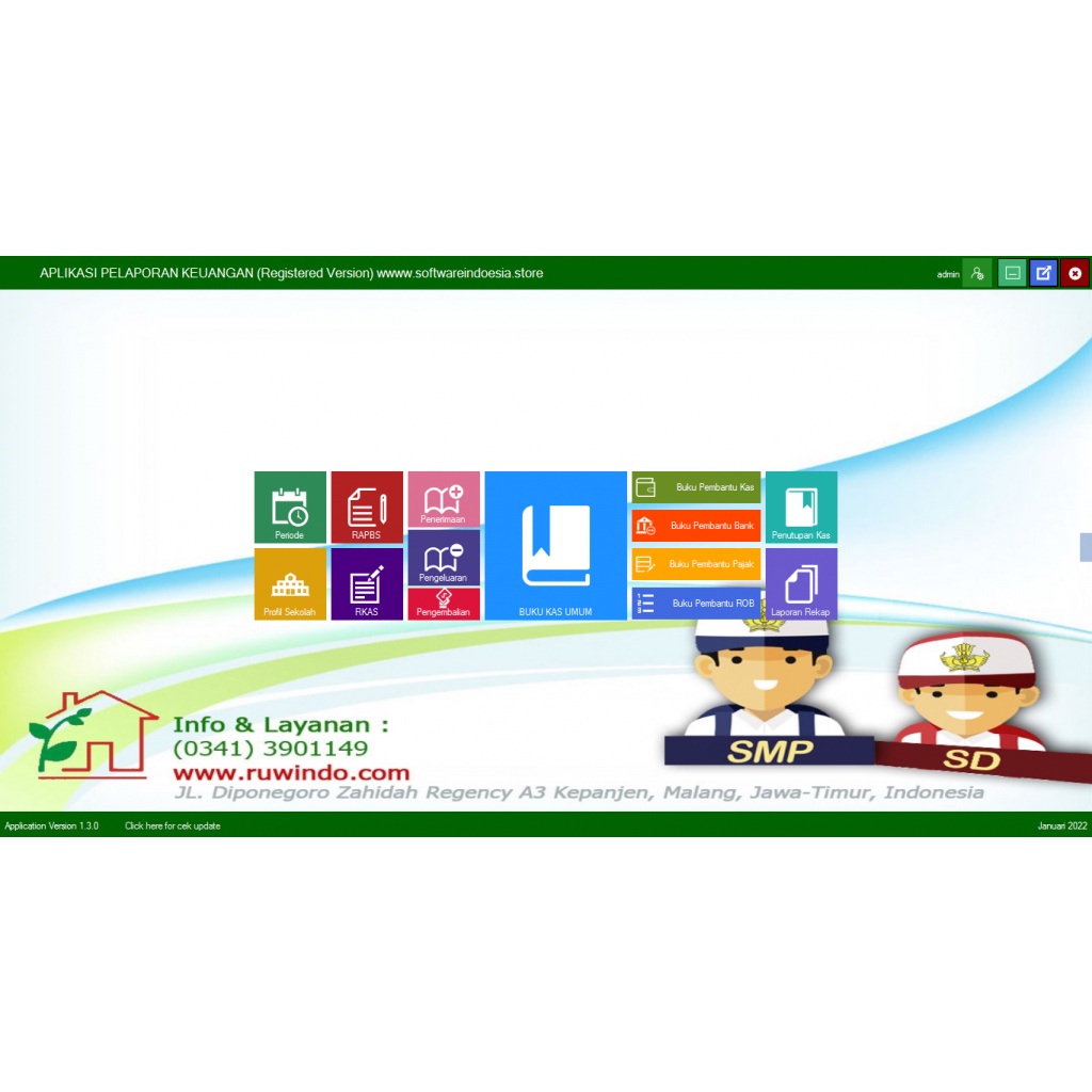 Aplikasi Pelaporan Keuangan Sekolah