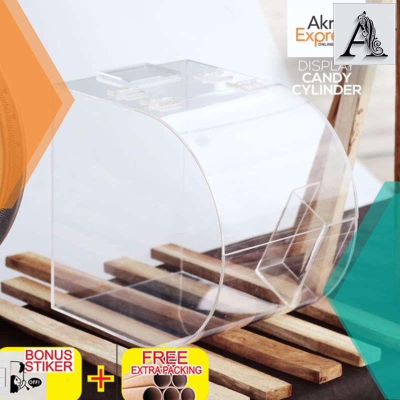 Grosir Tempat permen / Display permen akrilik / Box permen akrilik