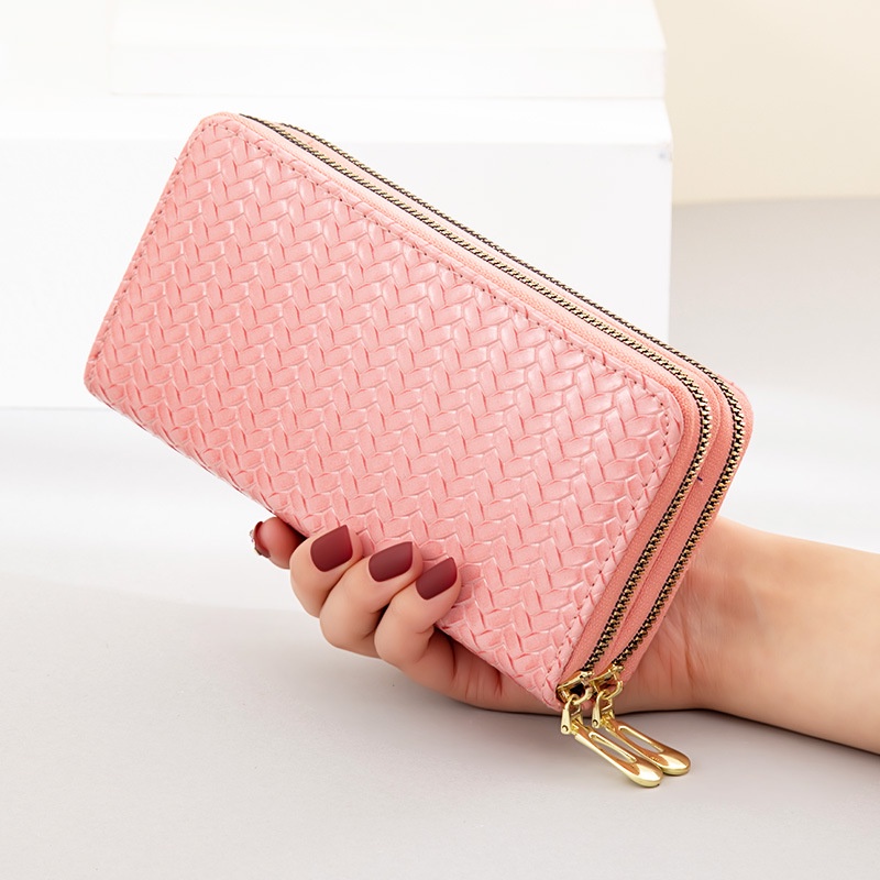 DOMPET PANJANG WANITA 2 RESLETING PESTA KULIT PREMIUM LEGIA FASHION KOREA BRANDED IMPORT SLOT KARTU UANG HP BESAR CEWEK KEKINIAN MURAH REMAJA