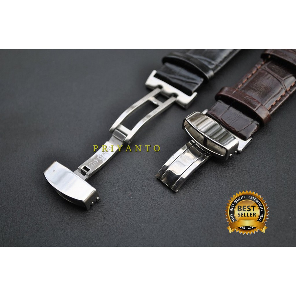 Tali kulit guess GC 22MM Hitam strap guess GC 22mm Hitam