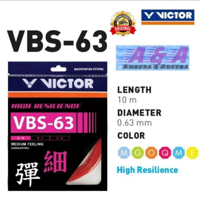 Senar Senar Raket Victor Vbs-63 / Senar Vbs63 / Victor Vbs 63
