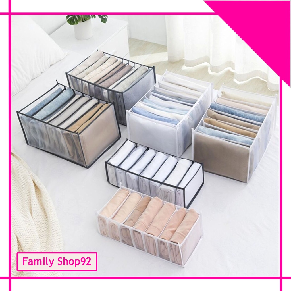 Sekat Pembatas Laci Pakaian Organizer Storage Box Kotak Penyimpanan Baju Celana Jeans Organizer Laci