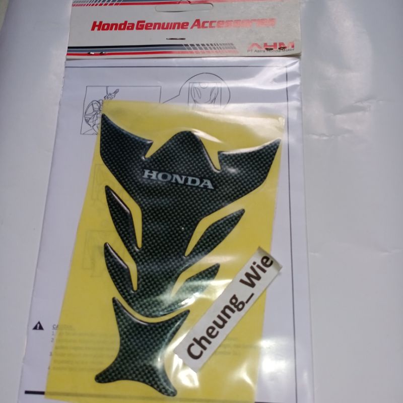 08T80KYEA00 tankpad tangki honda megapro 150 new monoshok,megapro F1, cbr 150 ori AHM