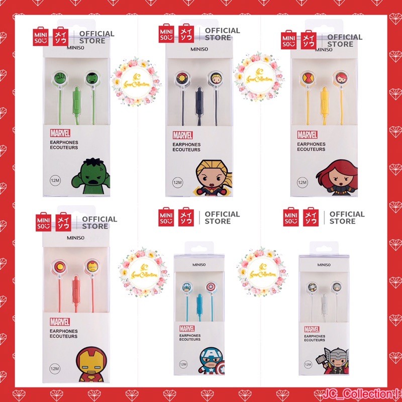 Aneka Earphone Marvel Miniso