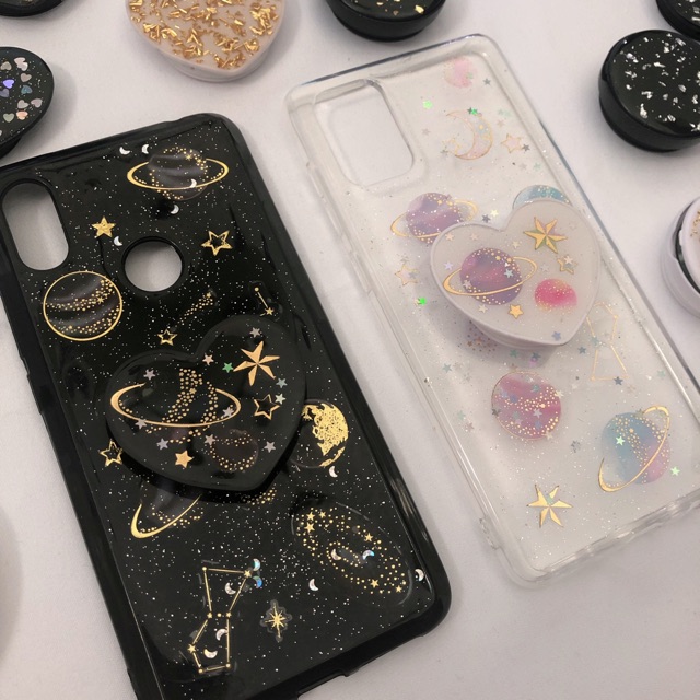 READY! Popsocket Polos / Popsocket bentuk hati / Pop With Mirror / Mirror Love / By Request