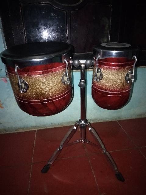 Ketipung Kendang Dangdut Koplo Cat Motif Marmer Plus Stand Shopee Indonesia