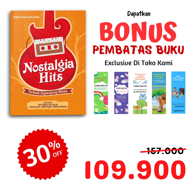 Yanita Buku Musik &amp; Lagu Nostalgia Hits Terbaik Sepanjang Masa