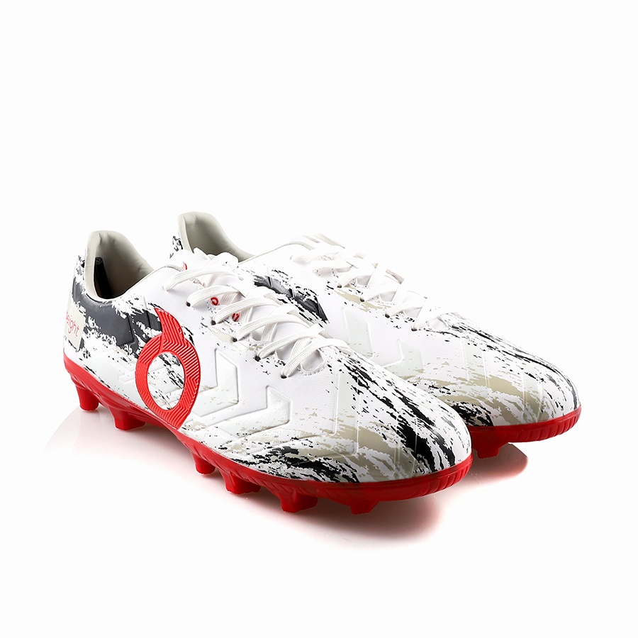 SEPATU BOLA ORTUSEIGHT INFERNO FG - White Ortred Black (100% ORIGINAL)