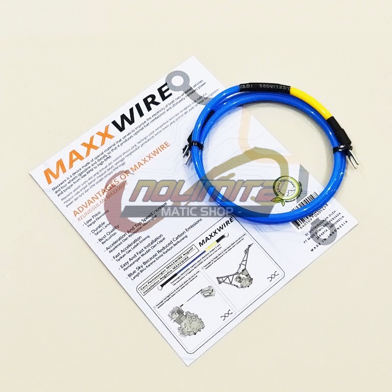 Maxxwire Kabel Setan Grounding Aki Negatif NMAX XMAX Aerox 155 PCX ADV