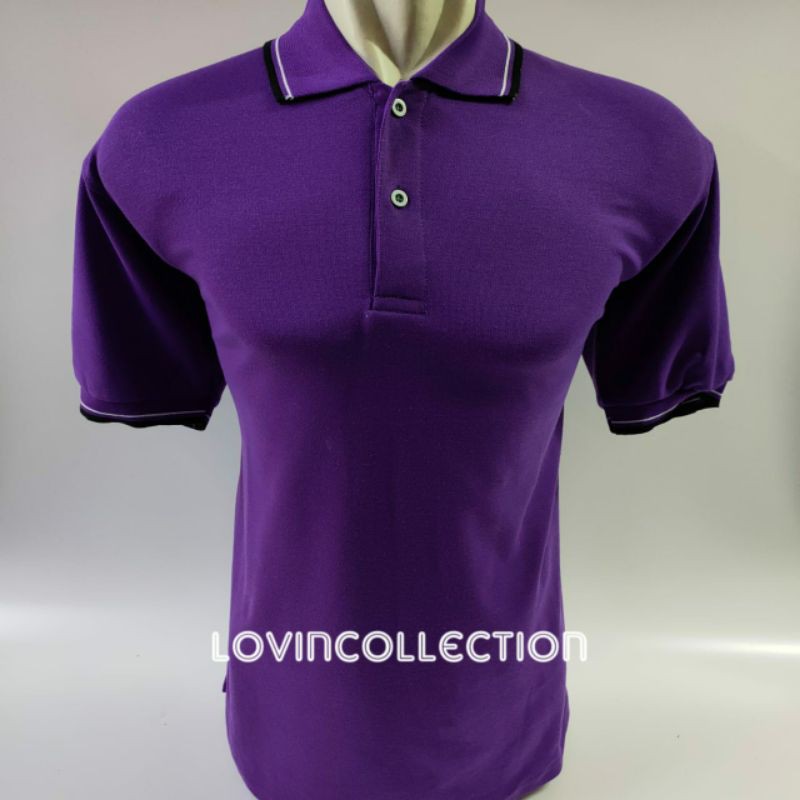 Kaos Kerah Pendek / Kaos Kerah Pria / Kaos Berkerah / Kaos Kerah Wanita / Wangky / Ungu