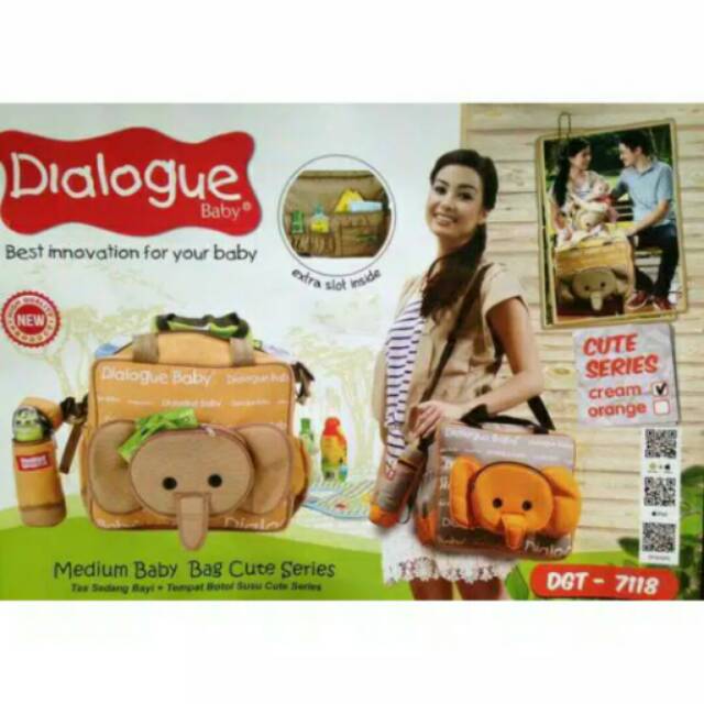 Tas Baby Dialogue Medium Gajah