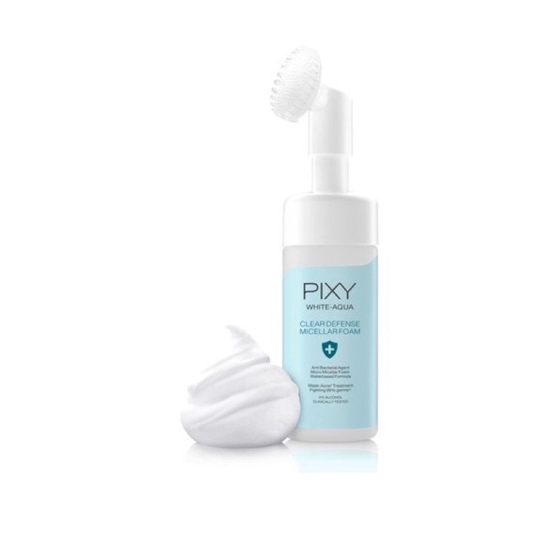 PIXY White Aqua Clear Defense Micellar Foam (kemasan Biru)