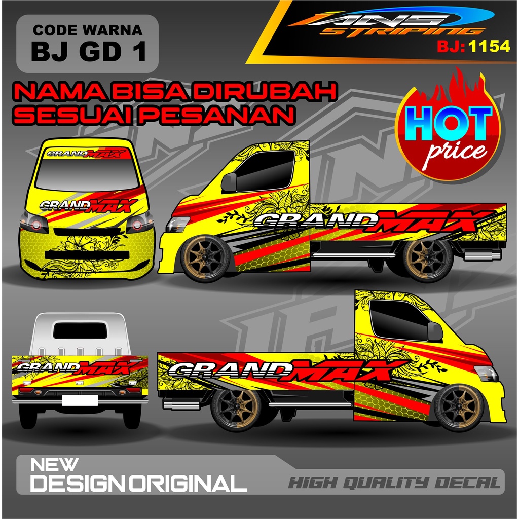 VARIASI STIKER PICK UP GRANMAX CARRY L300 FULL BODY / DECAL STIKER GRANMAX FREE REQUEST / VARIASI STIKER FULL BODY / STIKER PICK UP / STICKER GRANMAX