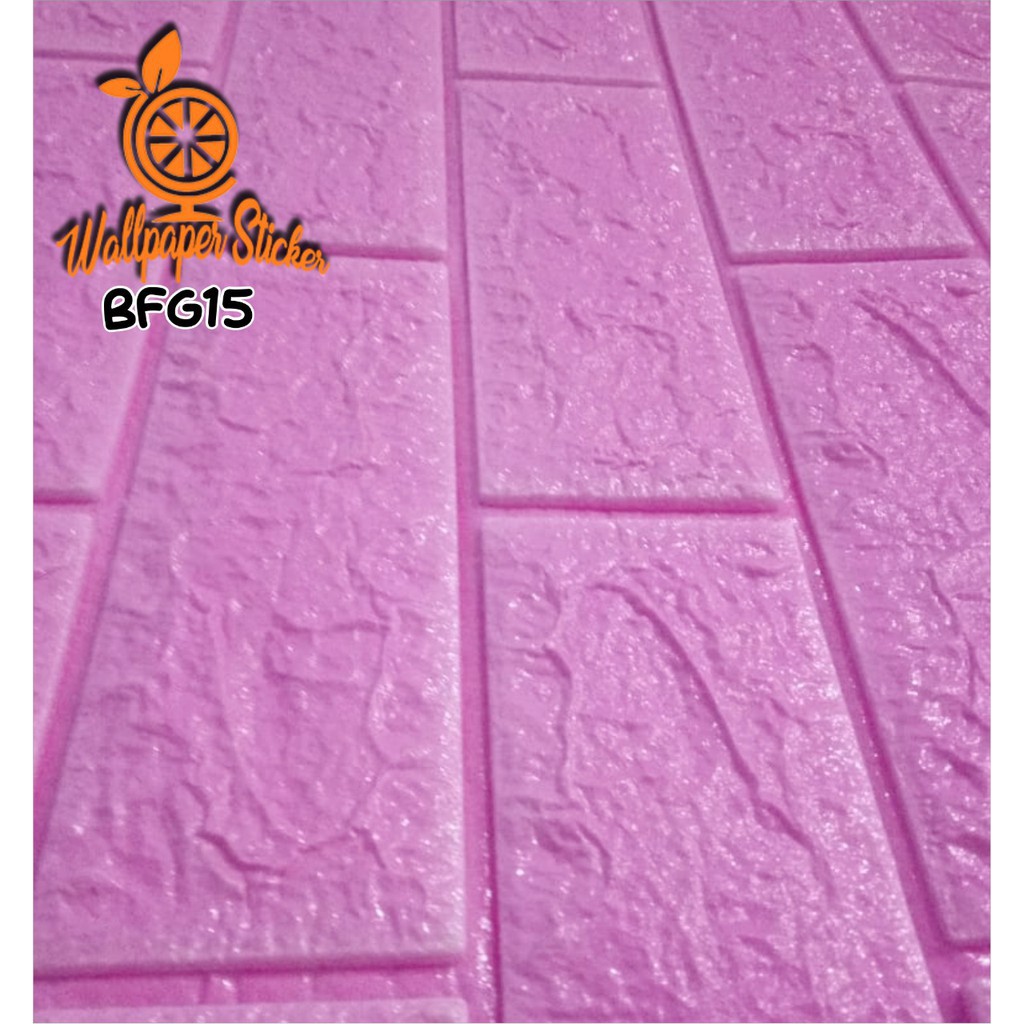 Wallpaper dinding 3D brickfoam modern  ukuran 38cm x 77CM Lapak wallpaper-7