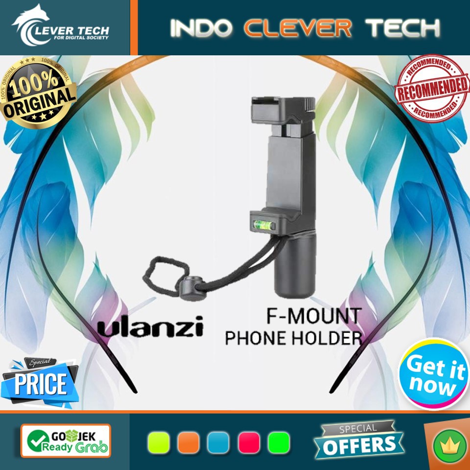 Ulanzi F-Mount Holder Phone Video Rig Led Boya Smartphone Hp Vlog