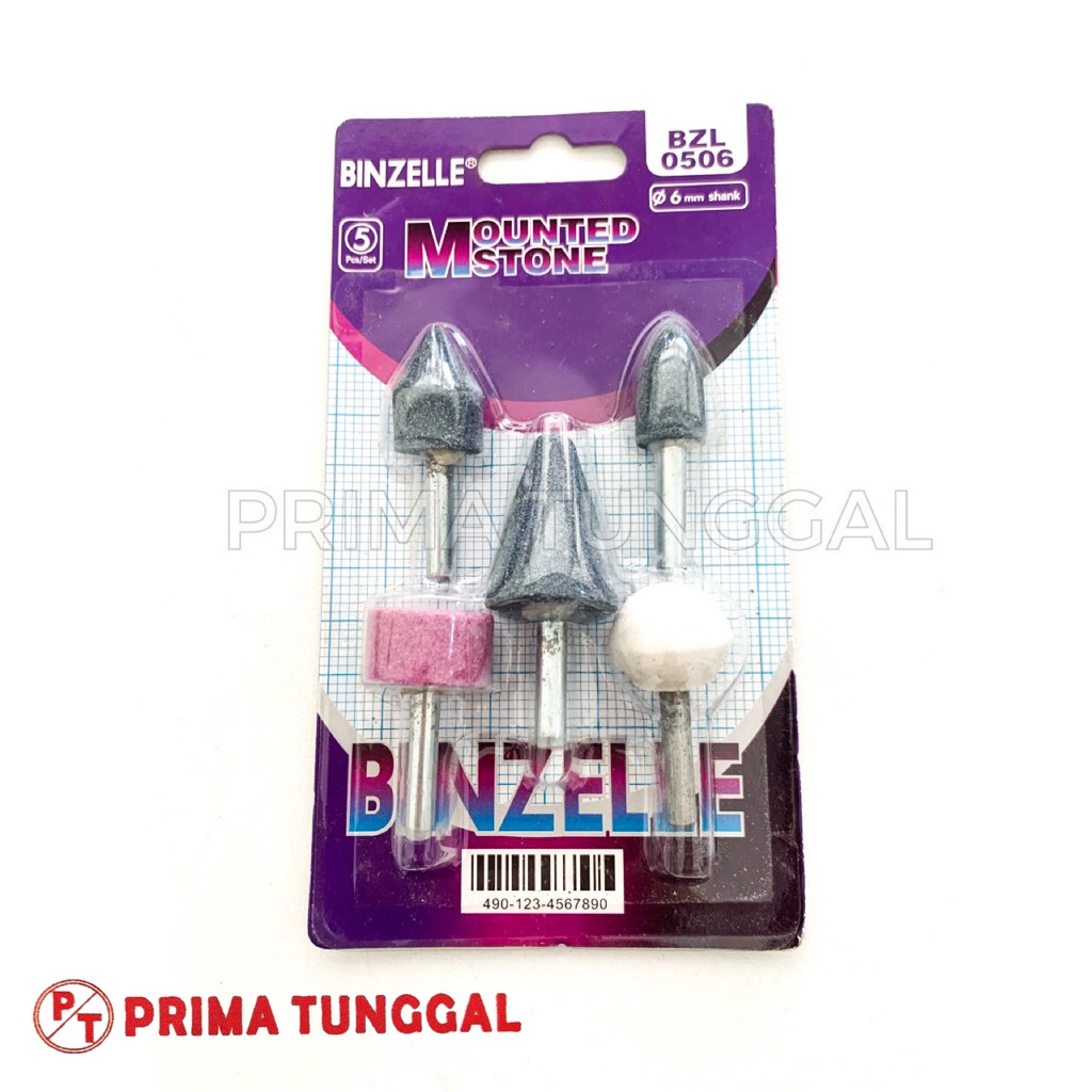 Batu Gerinda Mini Set 5 Pcs Mounted Stone Mata Gerinda Mini Tuner