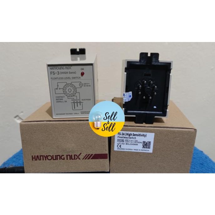 Floatless Level Switch FS-3 Hanyoung Nux / WLC Hanyoung FS3 (220VAC)