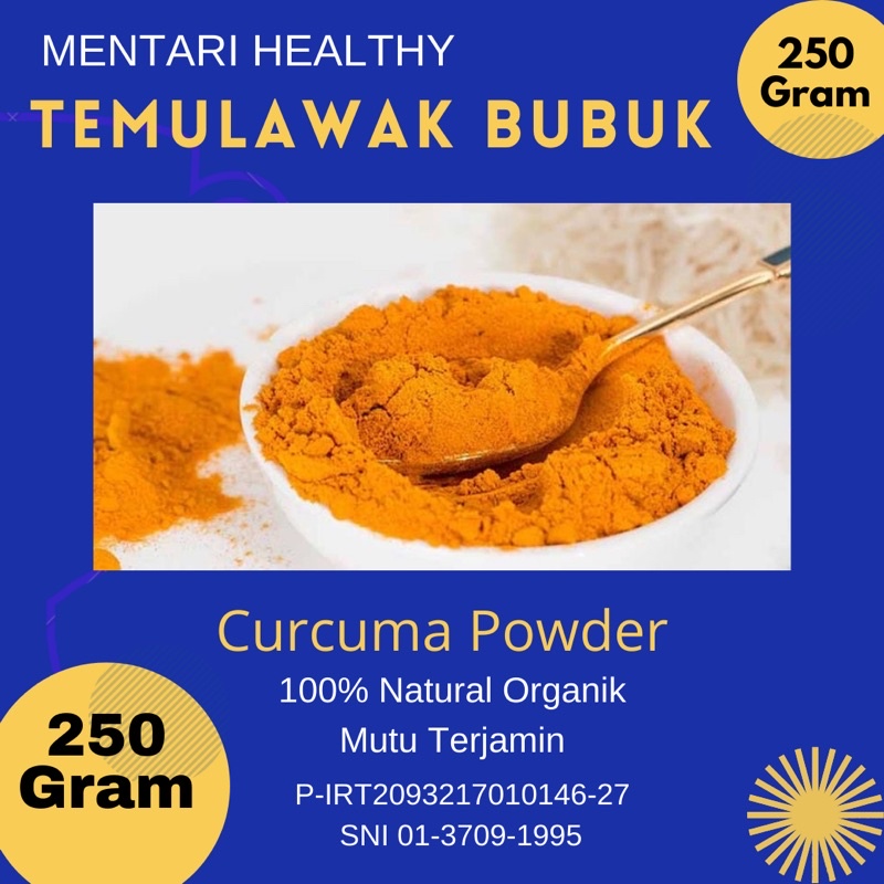 Temulawak Bubuk 250GR / Curcuma Powder 250Gram