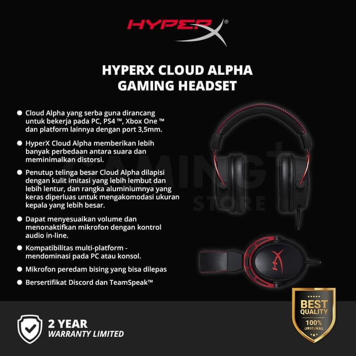 HyperX Cloud Alpha Gaming Headset