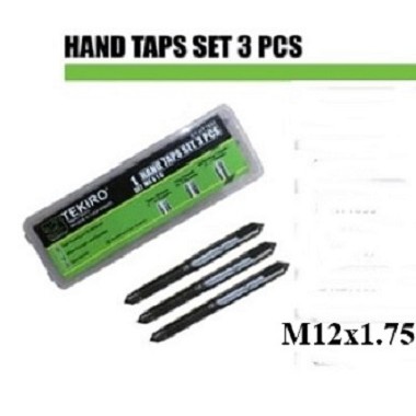Tekiro Hand Taps Set 3pcs M12x1.75 / Tekiro Mata Hand Tap M12x1.75