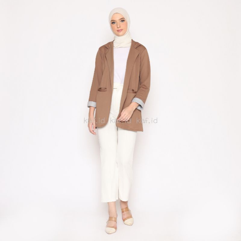 OUTER BLAZER CASUAL OVERSIZE KOREAN TRENDY - BLAZER KERJA WANITA PREMIUM (ADA DISKON GROSIR)