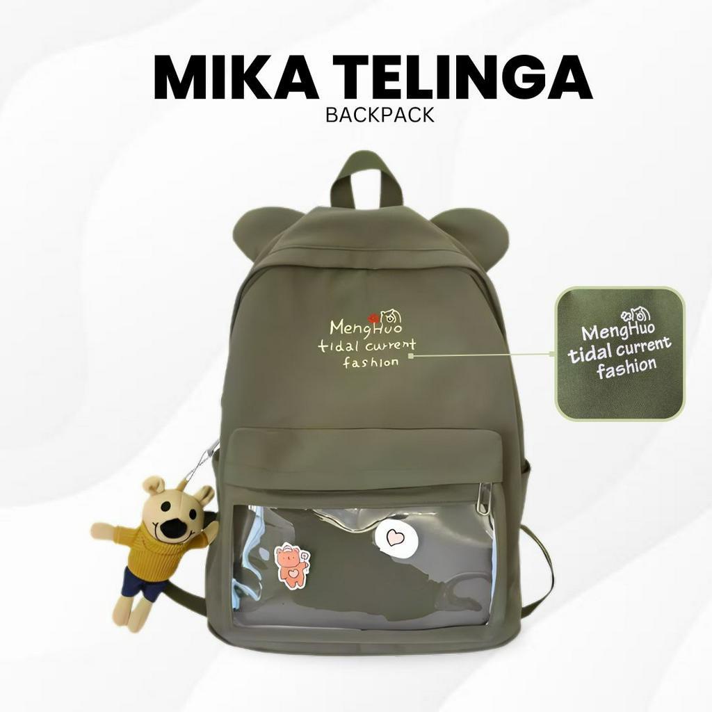 TAS RANSEL WANITA MIKA TELINGA BESAR / TAS BACKPACK FASHION KOREA