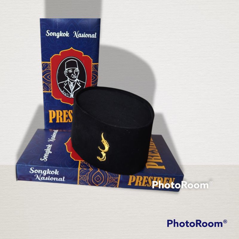 Peci Hitam Logo Kujang  Songkok Hitam Bordir Logo Kujang Kopiah Hitam