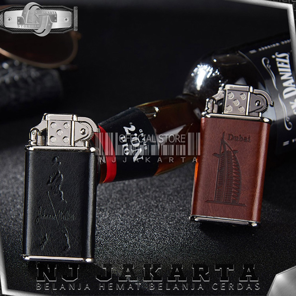 MANCIS KOREK API GAS KULIT LASER TORCH LIGHTER LEATHER