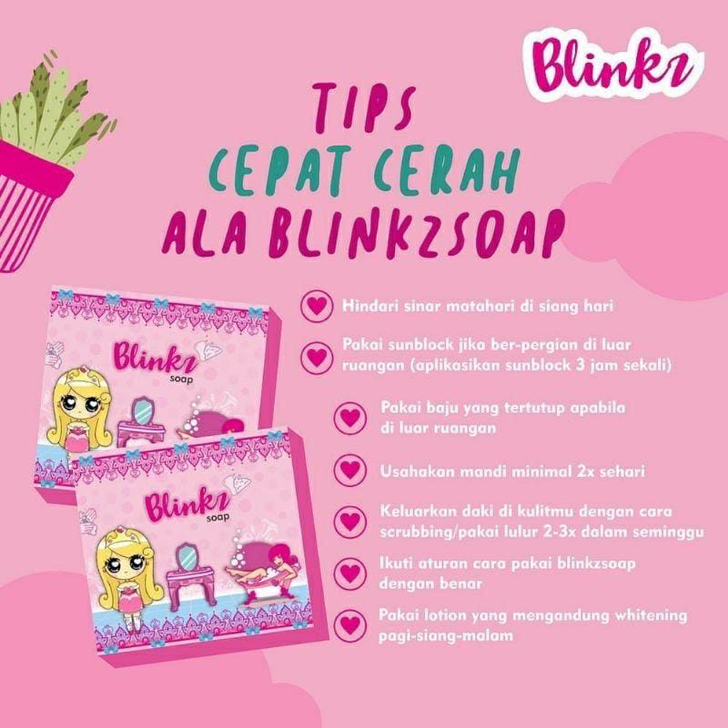 BLINKZ SOAP BPOM / BLINKZ SABUN WHITENING PEMUTIH BADAN / BLINKZ SOAP BRIGHTENING