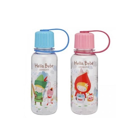 LOCK N LOCK HELLO BEBE BISFREE PATTERN WATER BOTTLE 260ML