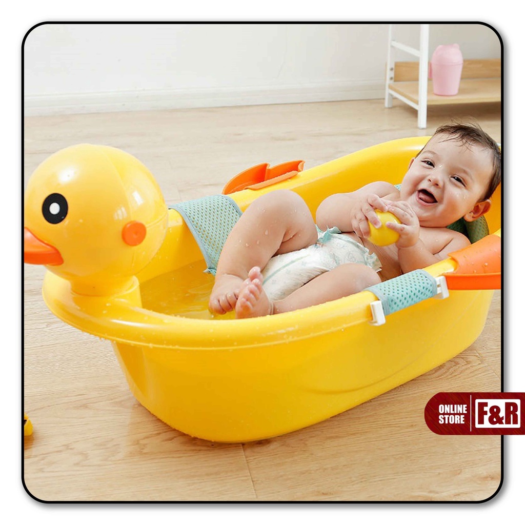 Jaring Alas Duduk Bak Mandi Bayi Baby Bath Bed Bath Tub Seat Net