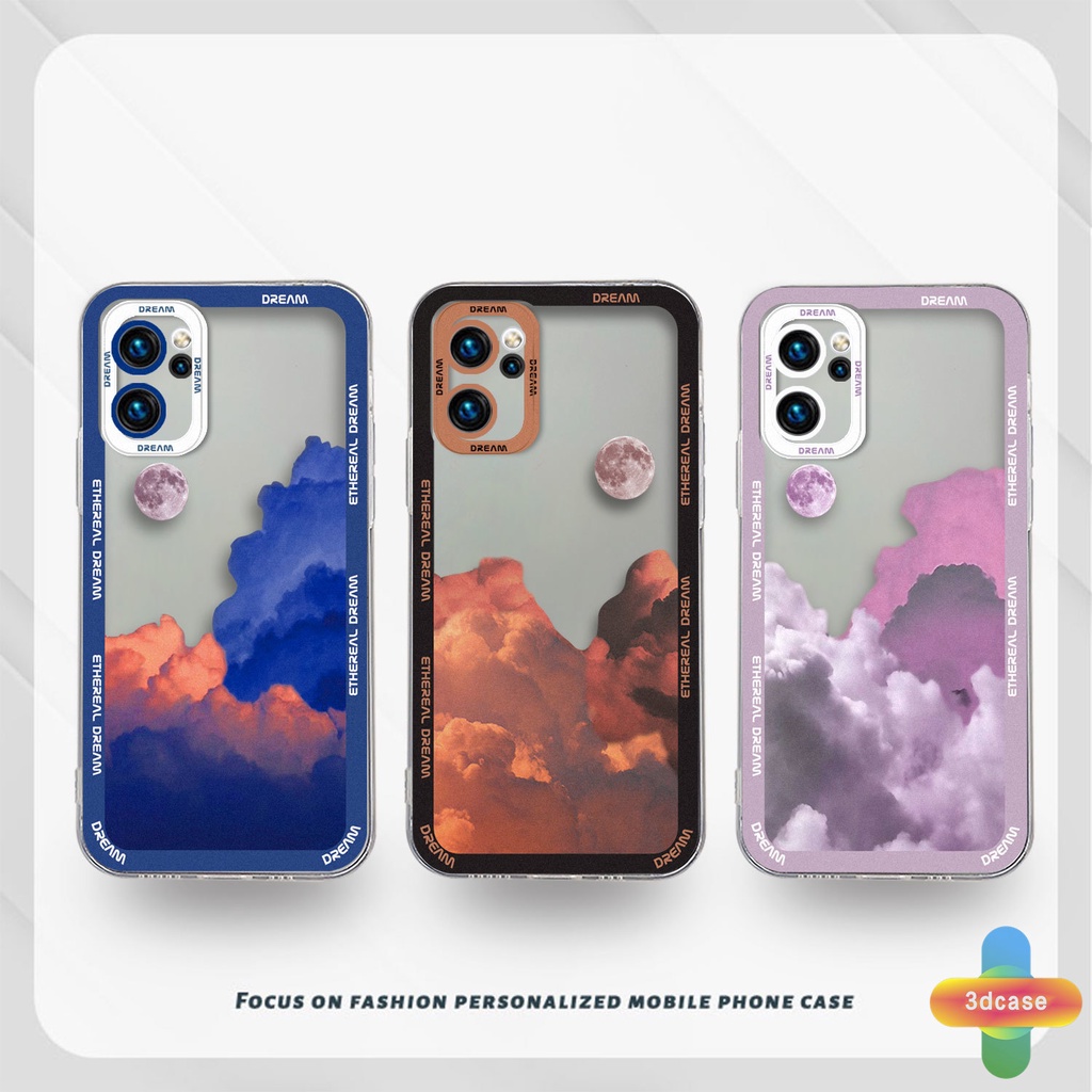 Soft Case OPPO A16 A95 A55 A7 A15 A54 A5S A3S A76 A96 A5 A9 A31 A53 A33 2020 A12 A1K A16E A16K A54S Reno 4 5F 4F 4 5 06 Lite A74 A15S A52 A11K A92 A35 A11 A93 A32 A72 A94 A53S F19 F17 PRO A16S A12S A36 Ins Colorful Clouds Transparent Case