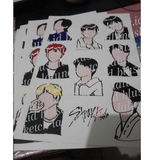 Stiker laptop hp cutting sticker custom KPOP KOREA (bisa request)