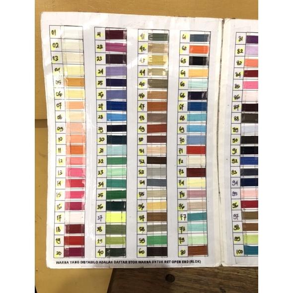 Resleting Jepang Merk Kcc/ Invisible Zipper Per Lusin